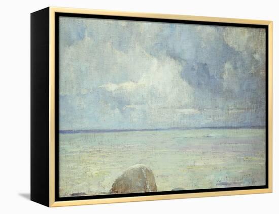 A View of the Sound-Soren Emil Carlsen-Framed Premier Image Canvas