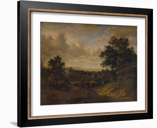 A View of the Thames: Greenwich in the distance, 1820-Patrick Nasmyth-Framed Giclee Print