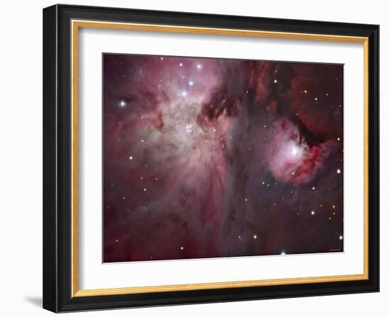 A View of the Trapezium Region, Which Lies in the Heart of the Orion Nebula-Stocktrek Images-Framed Photographic Print