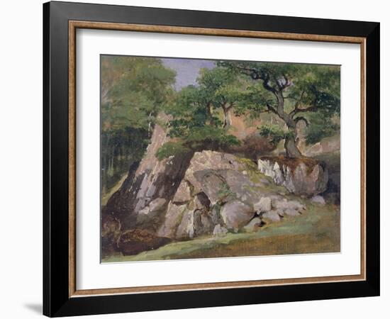 A View of the Valley of Rocks near Mittlach-James Arthur O'Connor-Framed Giclee Print