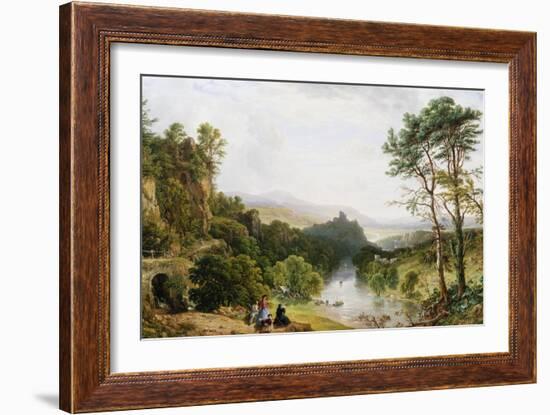 A View of the Wye River, South Wales-John F. Tennant-Framed Giclee Print