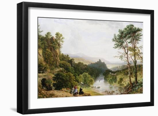 A View of the Wye River, South Wales-John F. Tennant-Framed Giclee Print