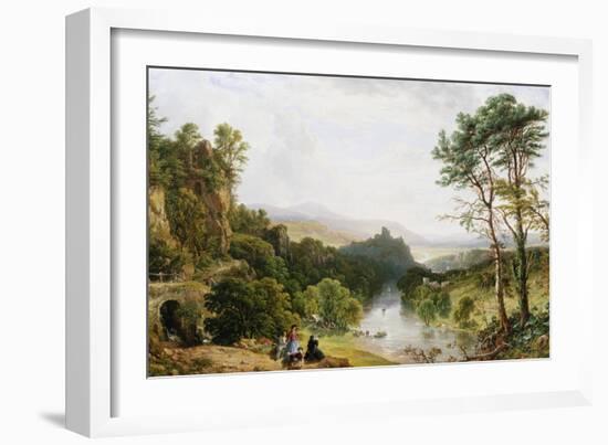 A View of the Wye River, South Wales-John F. Tennant-Framed Giclee Print