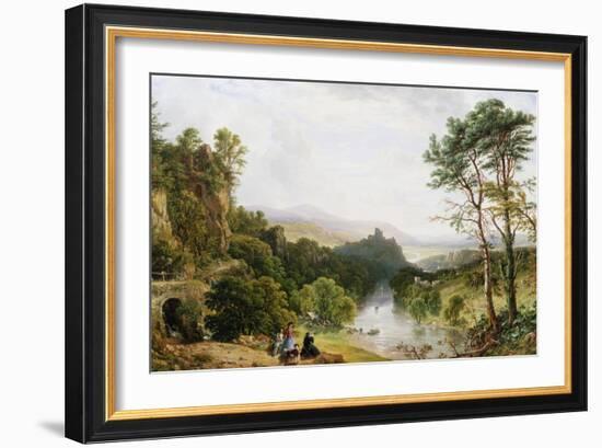 A View of the Wye River, South Wales-John F. Tennant-Framed Giclee Print