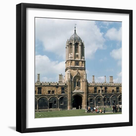 A view of Tom Tower in Oxford, 1973-M. Wheeler-Framed Photographic Print