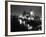 A View of Tower Bridge on the River Thames Illuminated at Night in London, April 1987-null-Framed Photographic Print