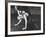 A View of US Naval Cadets Wrestling in a Gymnasium-null-Framed Photographic Print