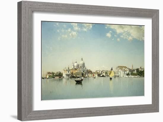 A View of Venice Looking Toward the Santa Maria Della Salute-Martin Rico y Ortega-Framed Giclee Print