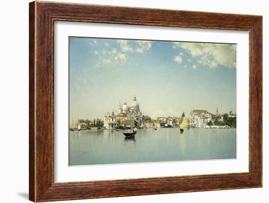 A View of Venice Looking Toward the Santa Maria Della Salute-Martin Rico y Ortega-Framed Giclee Print