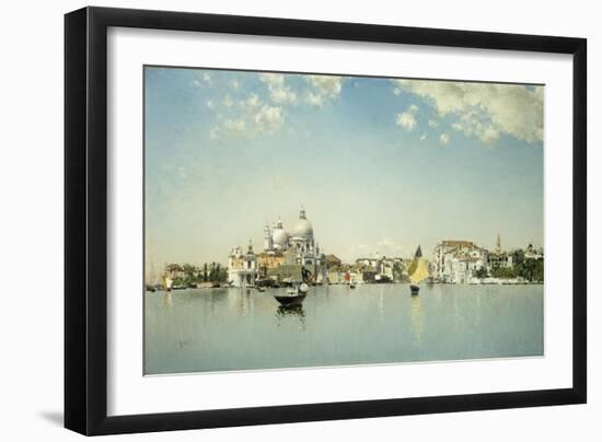 A View of Venice Looking Toward the Santa Maria Della Salute-Martin Rico y Ortega-Framed Giclee Print