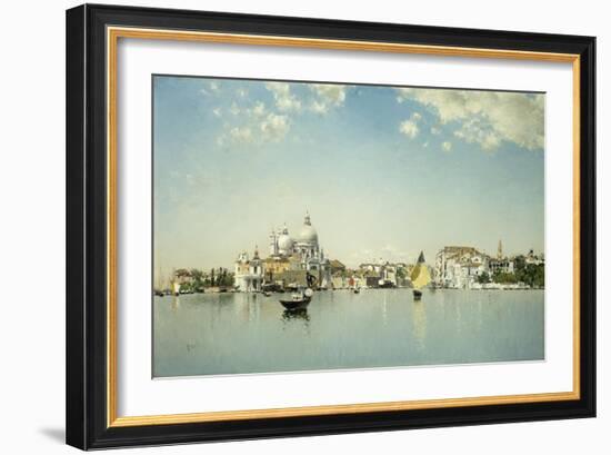 A View of Venice Looking Toward the Santa Maria Della Salute-Martin Rico y Ortega-Framed Giclee Print