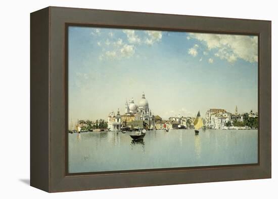 A View of Venice Looking Toward the Santa Maria Della Salute-Martin Rico y Ortega-Framed Premier Image Canvas