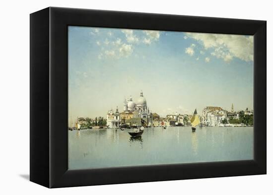 A View of Venice Looking Toward the Santa Maria Della Salute-Martin Rico y Ortega-Framed Premier Image Canvas