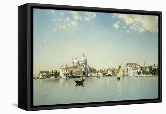 A View of Venice Looking Toward the Santa Maria Della Salute-Martin Rico y Ortega-Framed Premier Image Canvas