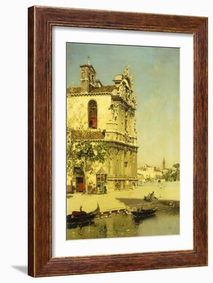 A View of Venice-Martin Rico y Ortega-Framed Giclee Print