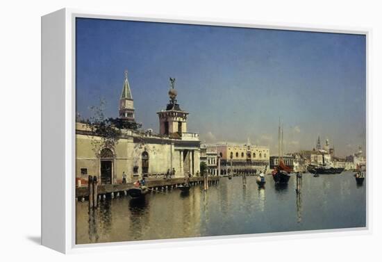 A View of Venice-Martin Rico y Ortega-Framed Premier Image Canvas