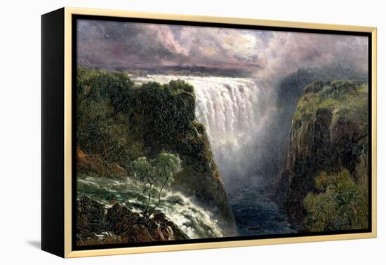 A View of Victoria Falls-Edward Henry Holder-Framed Premier Image Canvas