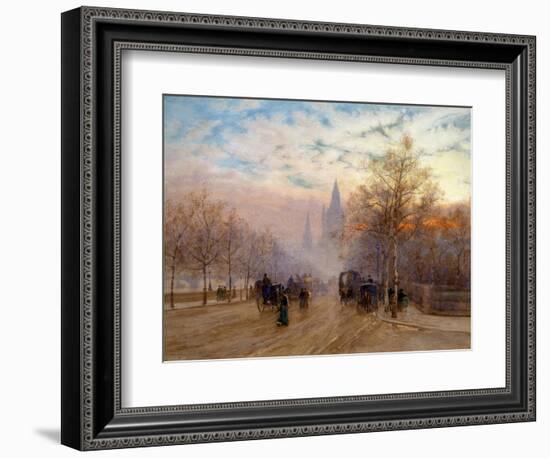 A View of Westminster, London, England-Herbert Menzies Marshall-Framed Giclee Print