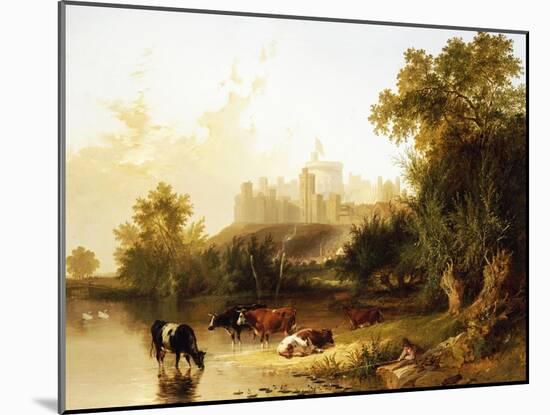 A View of Windsor Castle from the Thames-Henry John Boddington-Mounted Giclee Print