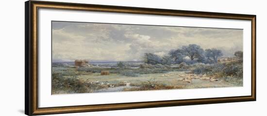 A View on Holmwood Common, Surrey-Myles Birket Foster-Framed Giclee Print