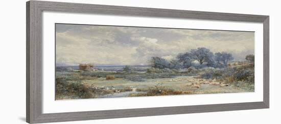 A View on Holmwood Common, Surrey-Myles Birket Foster-Framed Giclee Print