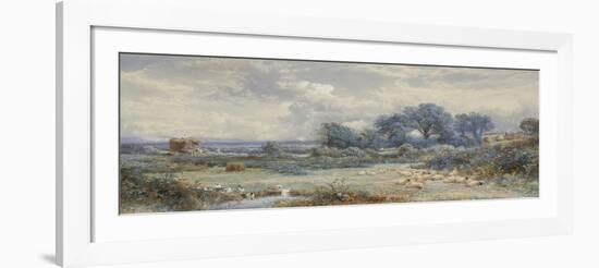 A View on Holmwood Common, Surrey-Myles Birket Foster-Framed Giclee Print