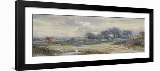 A View on Holmwood Common, Surrey-Myles Birket Foster-Framed Giclee Print