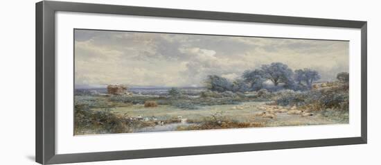 A View on Holmwood Common, Surrey-Myles Birket Foster-Framed Giclee Print