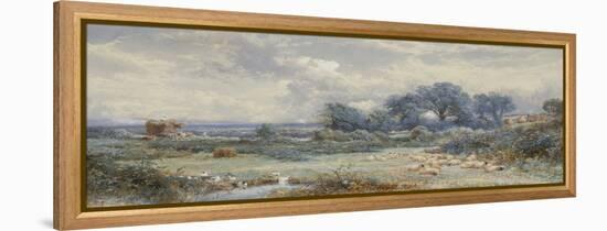 A View on Holmwood Common, Surrey-Myles Birket Foster-Framed Premier Image Canvas