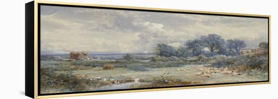 A View on Holmwood Common, Surrey-Myles Birket Foster-Framed Premier Image Canvas