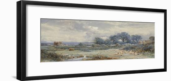 A View on Holmwood Common, Surrey-Myles Birket Foster-Framed Giclee Print