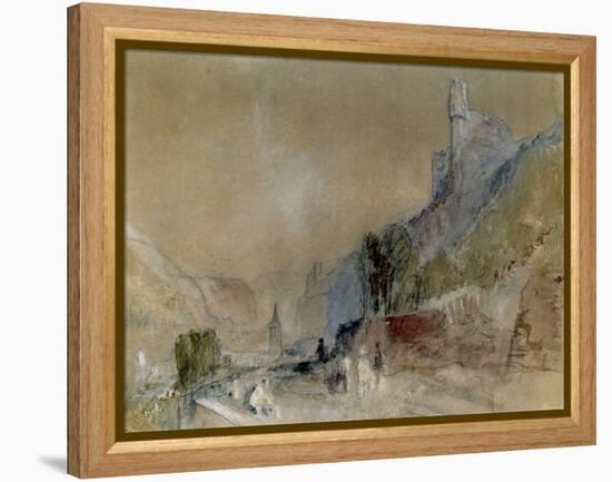 A View on the Rhine-J^ M^ W^ Turner-Framed Premier Image Canvas