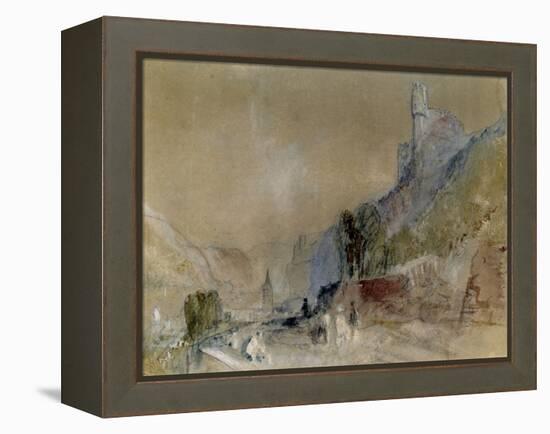 A View on the Rhine-J^ M^ W^ Turner-Framed Premier Image Canvas