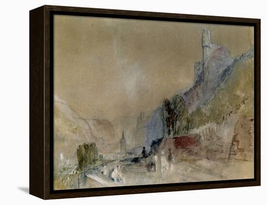 A View on the Rhine-J^ M^ W^ Turner-Framed Premier Image Canvas