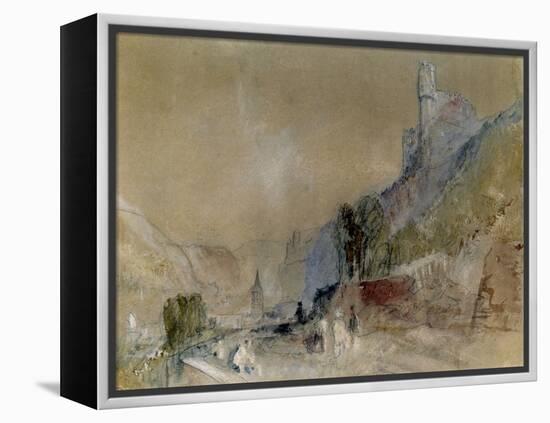 A View on the Rhine-J^ M^ W^ Turner-Framed Premier Image Canvas