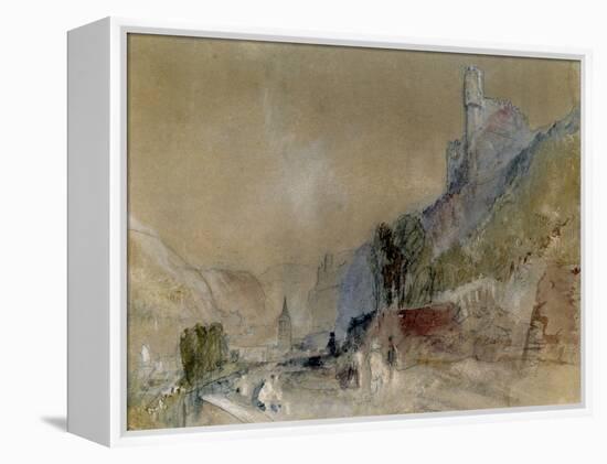 A View on the Rhine-J^ M^ W^ Turner-Framed Premier Image Canvas