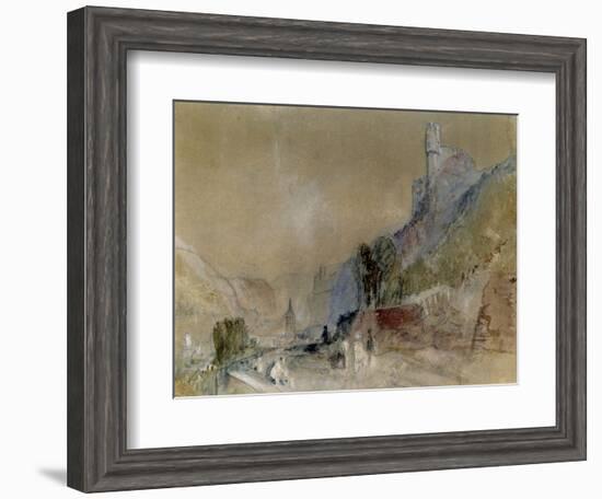 A View on the Rhine-J^ M^ W^ Turner-Framed Giclee Print