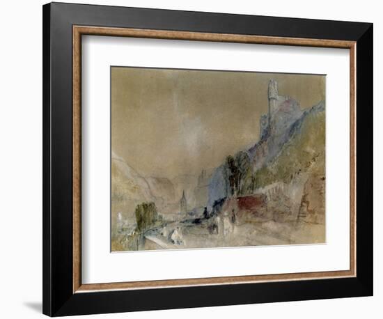 A View on the Rhine-J^ M^ W^ Turner-Framed Giclee Print