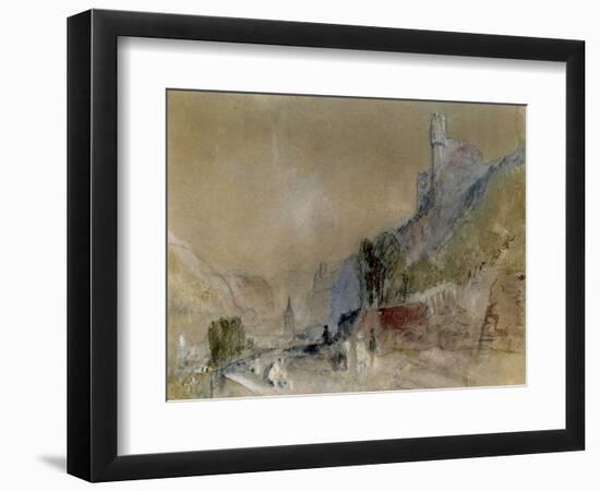 A View on the Rhine-J^ M^ W^ Turner-Framed Giclee Print