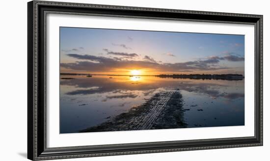 A View over Chichester Harbour at Sunrise-Chris Button-Framed Photographic Print