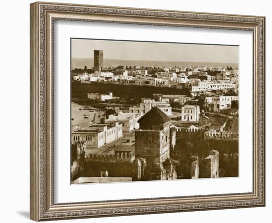 A View over the Rooftops at Rabat, Morocco-null-Framed Photographic Print