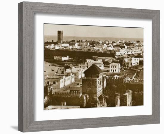 A View over the Rooftops at Rabat, Morocco-null-Framed Photographic Print