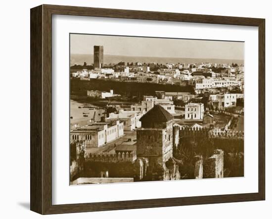 A View over the Rooftops at Rabat, Morocco-null-Framed Photographic Print