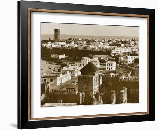 A View over the Rooftops at Rabat, Morocco-null-Framed Photographic Print