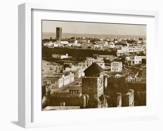 A View over the Rooftops at Rabat, Morocco-null-Framed Photographic Print