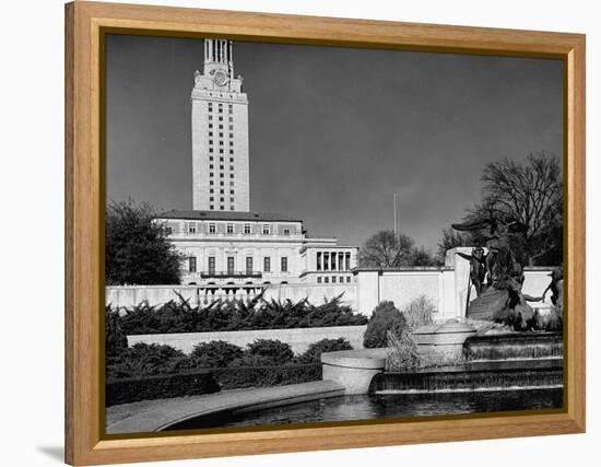 A View Showing the Exterior of the Texas University-Carl Mydans-Framed Premier Image Canvas