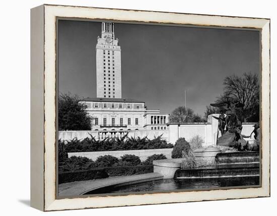 A View Showing the Exterior of the Texas University-Carl Mydans-Framed Premier Image Canvas