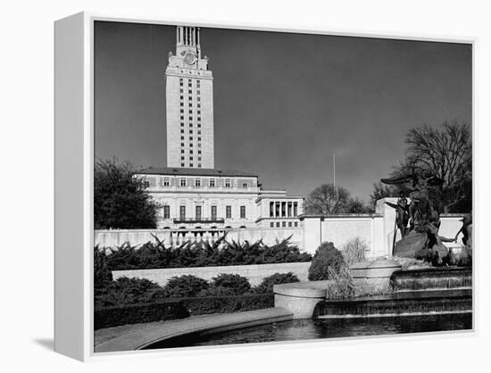 A View Showing the Exterior of the Texas University-Carl Mydans-Framed Premier Image Canvas