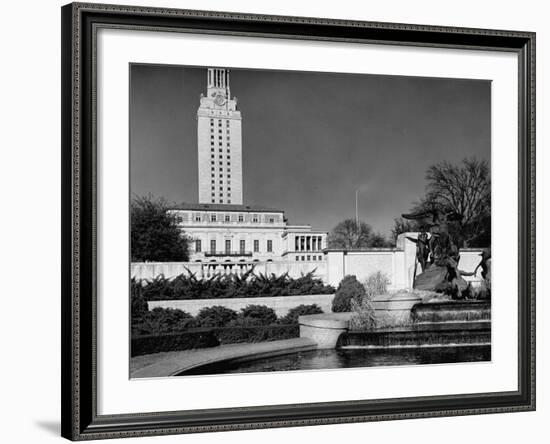 A View Showing the Exterior of the Texas University-Carl Mydans-Framed Premium Photographic Print