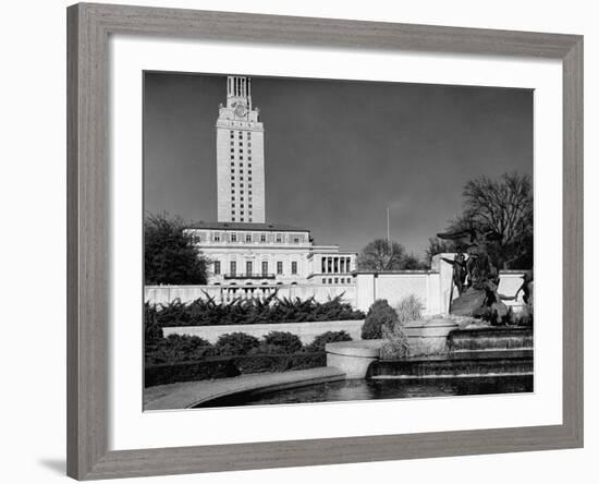 A View Showing the Exterior of the Texas University-Carl Mydans-Framed Premium Photographic Print